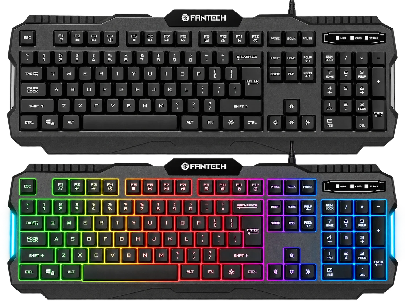 Fantech HUNTER PRO K511 Gaming Keyboard – Black