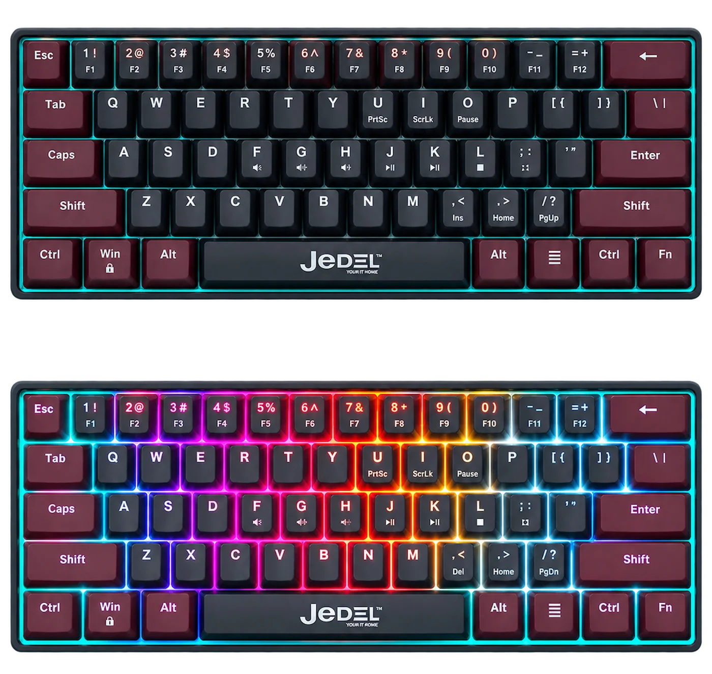 JeDEL KL-140 Mechanical Gaming Keyboard – Black
