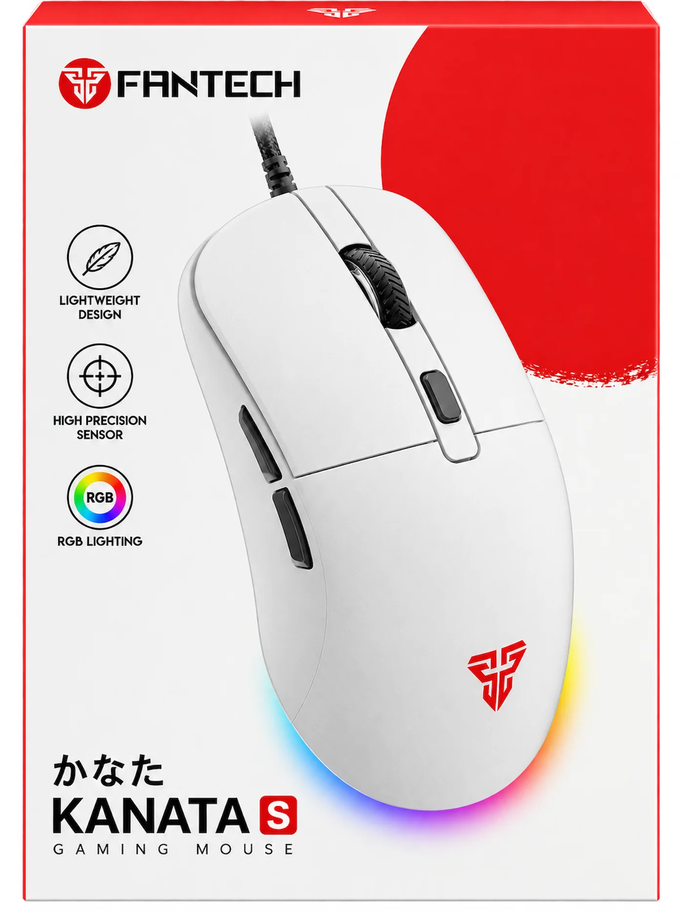Fantech Kanata S VX9S Wired Gaming Mouse – White