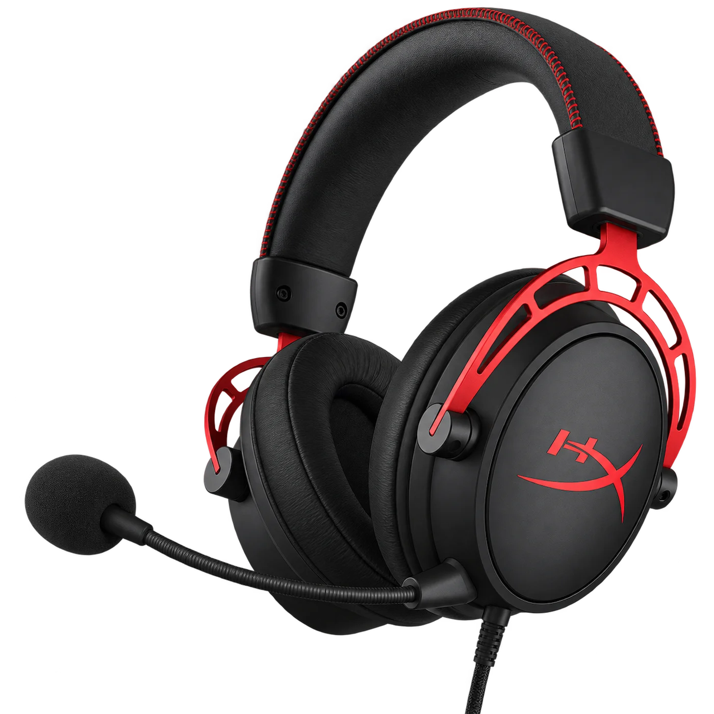 HyperX Cloud Alpha Wired Gaming Headset – Black/Red