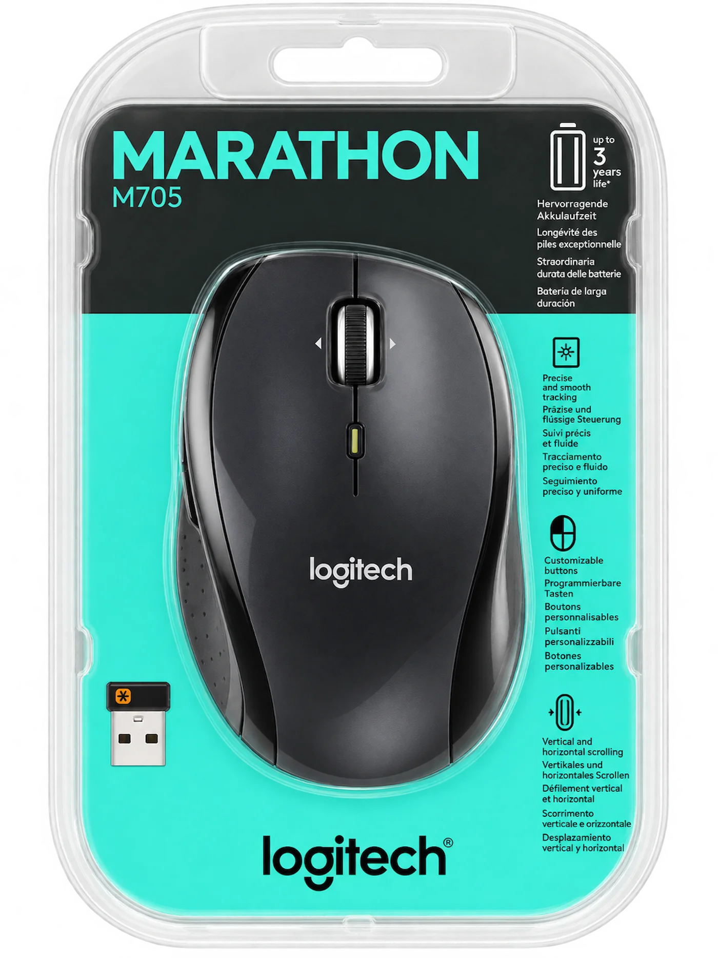 Logitech Marathon M705 Wireless Mouse