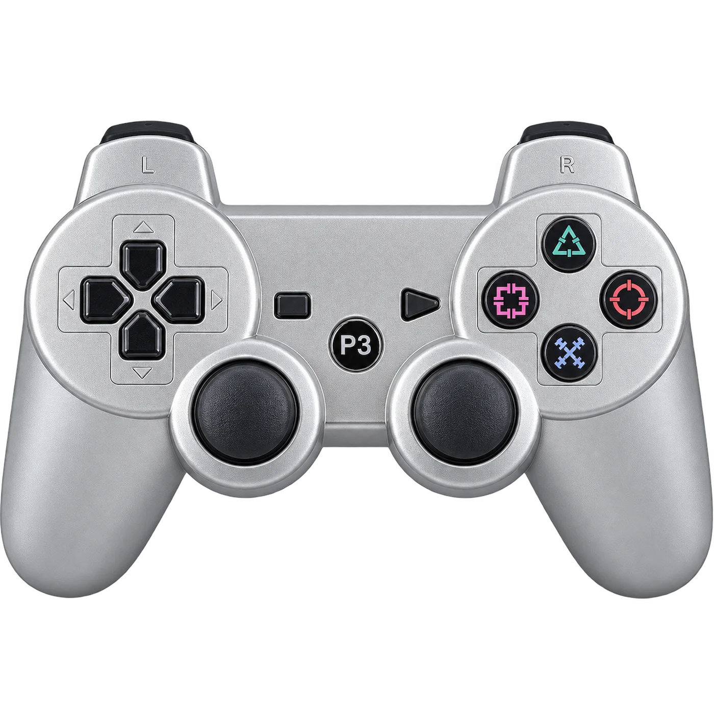 DoubleShock P III PS3-Compatible Wireless Controller – Silver