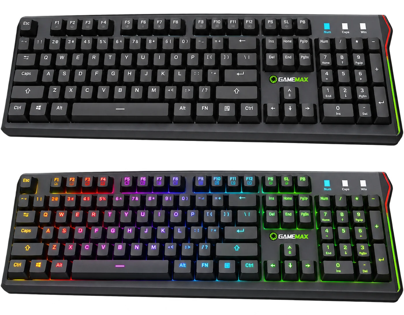 GameMax KG801 Mechanical Gaming Keyboard – Black
