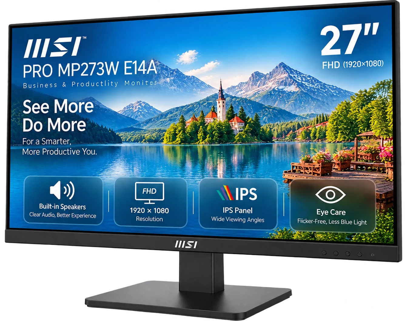 MSI PRO MP273W E14A 27" 144Hz IPS Monitor image 2