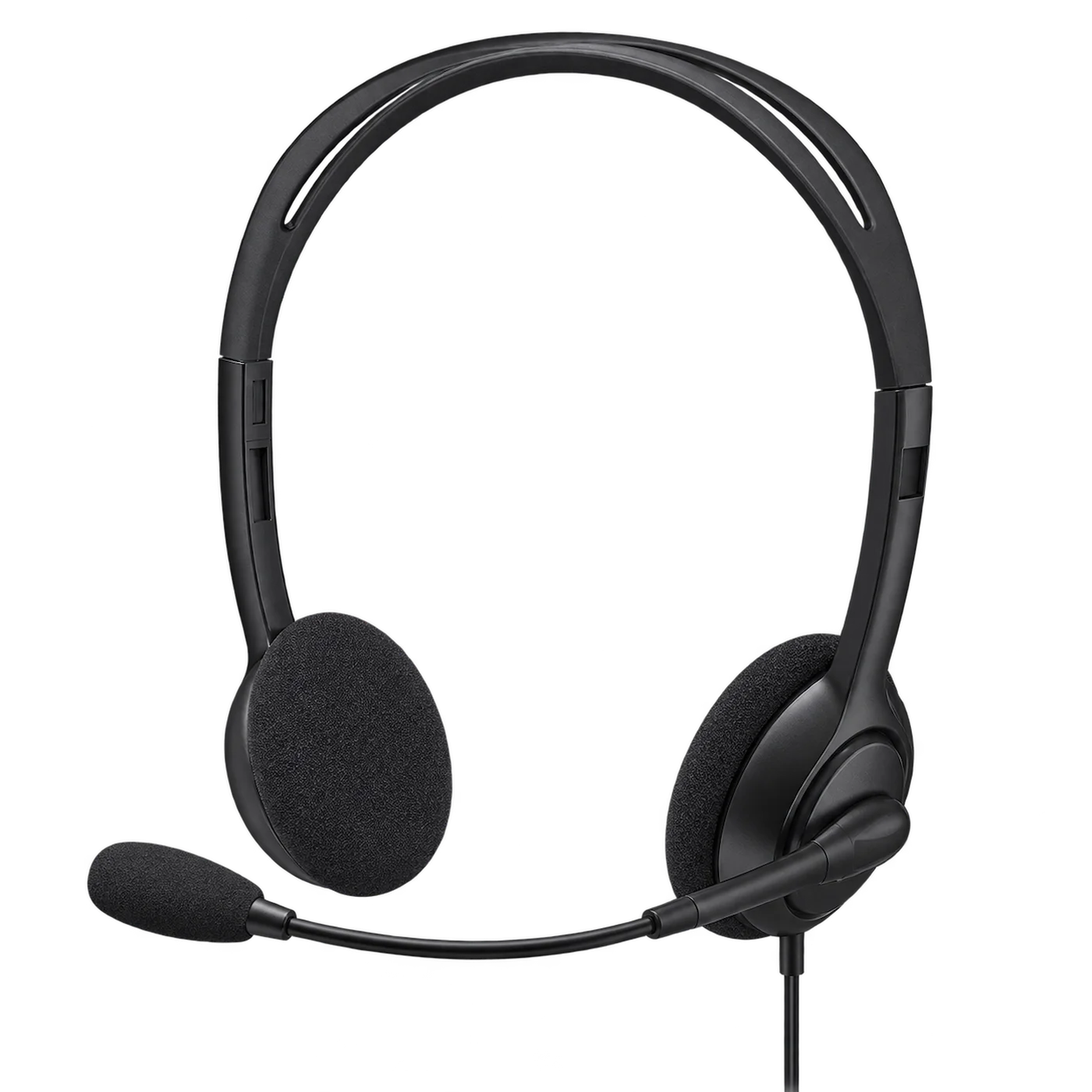 Logitech H111 Stereo 3.5mm Headset – Black