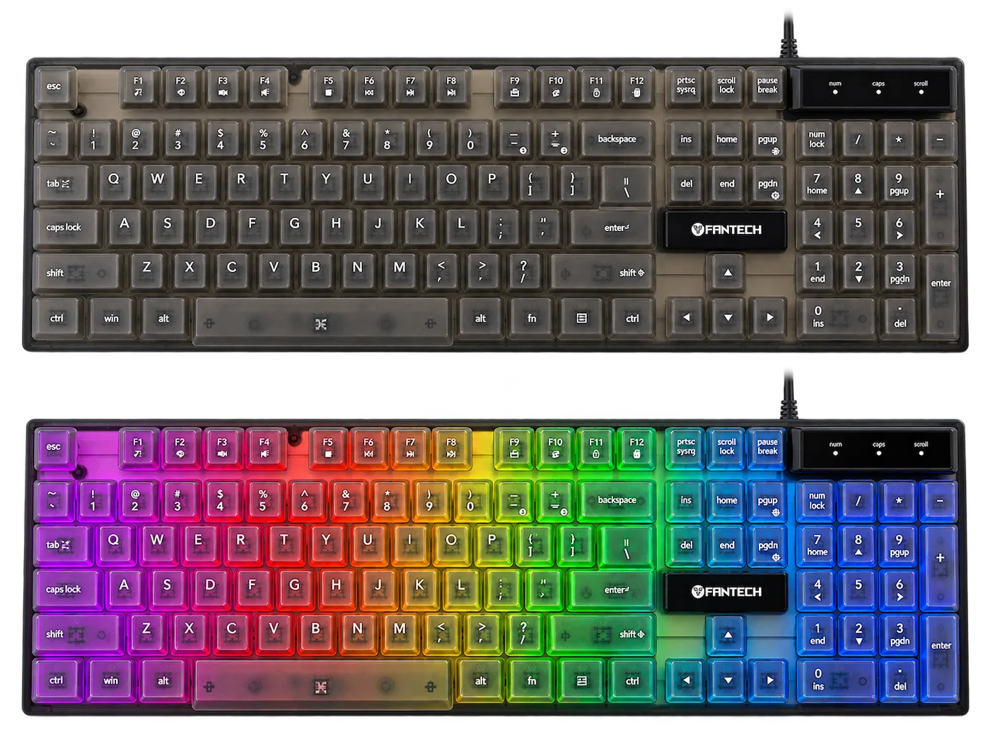 Fantech SHIKARI K515 RGB Gaming Keyboard – Black