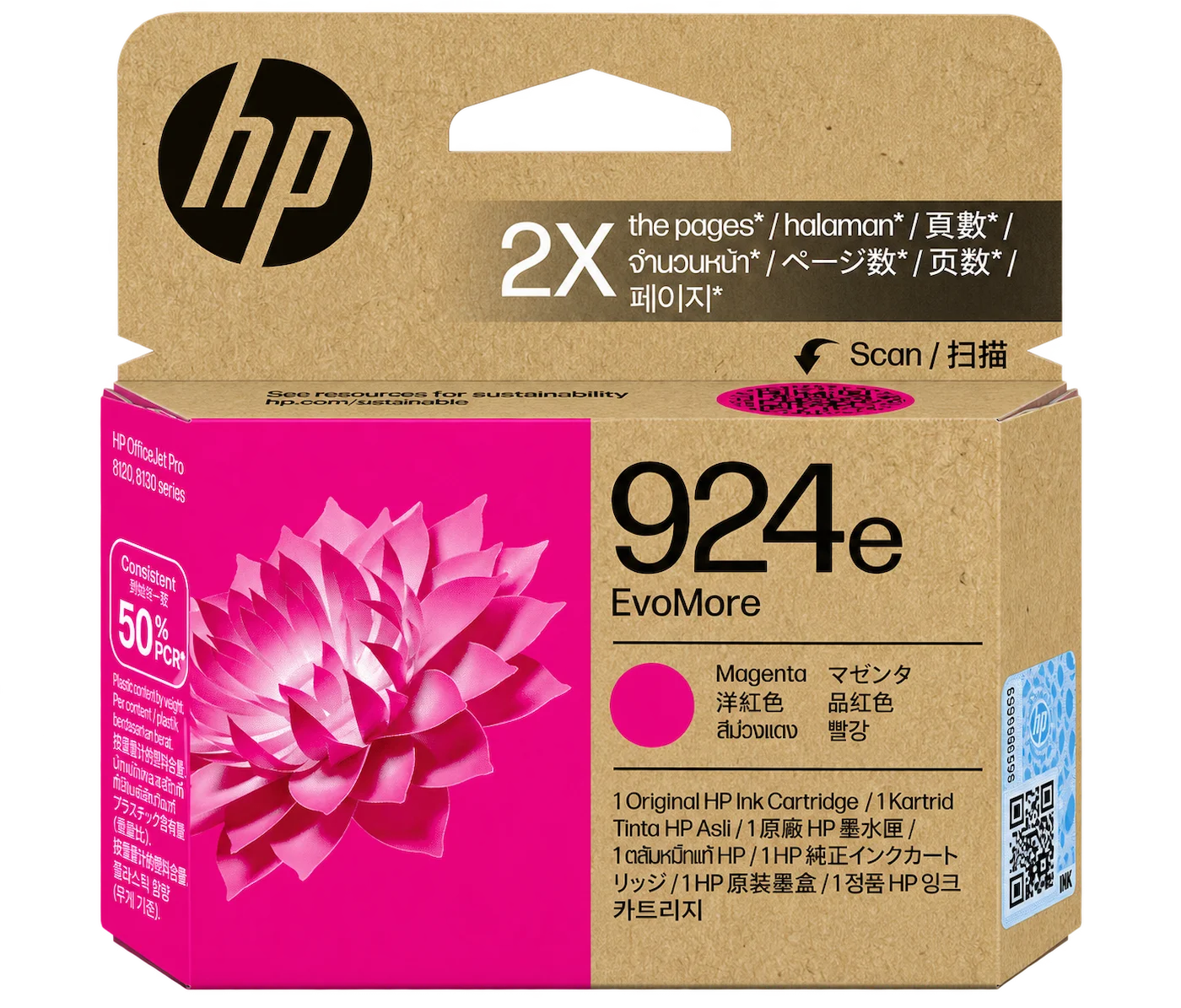 HP 924e EvoMore Magenta Original Ink Cartridge