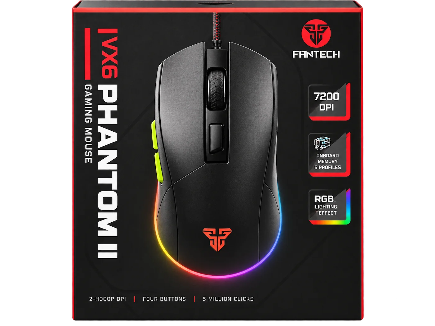 Fantech Phantom II VX6 Wired Gaming Mouse