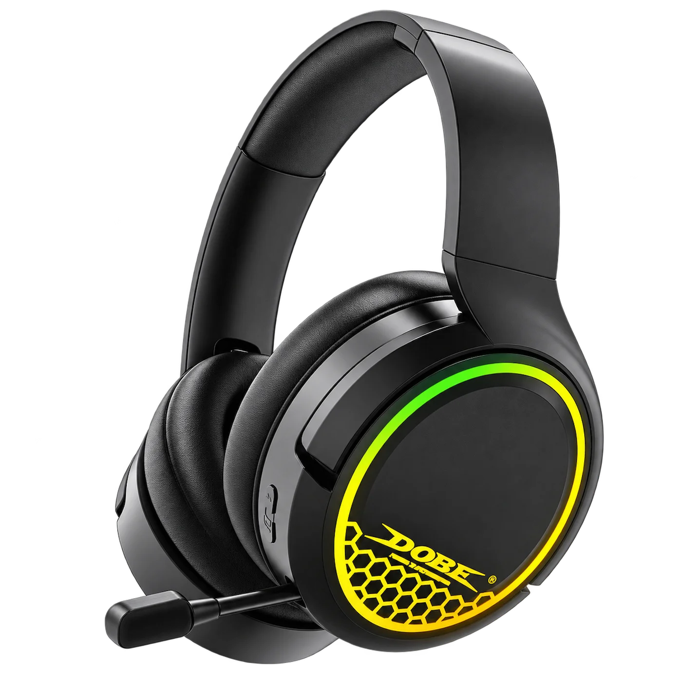 DOBE 2.4GHz & Bluetooth Wireless Gaming Headset with RGB