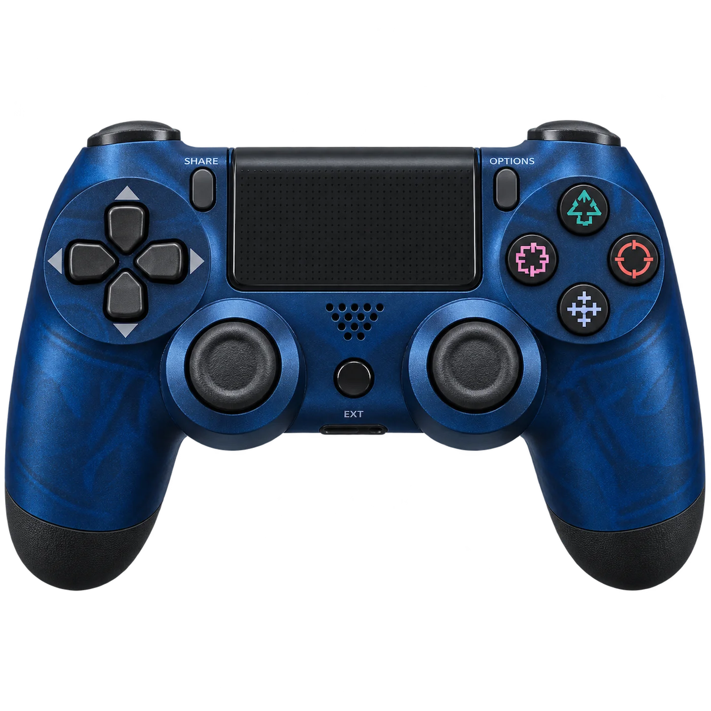 Compatible PS4 Wireless Controller – Blue/Black