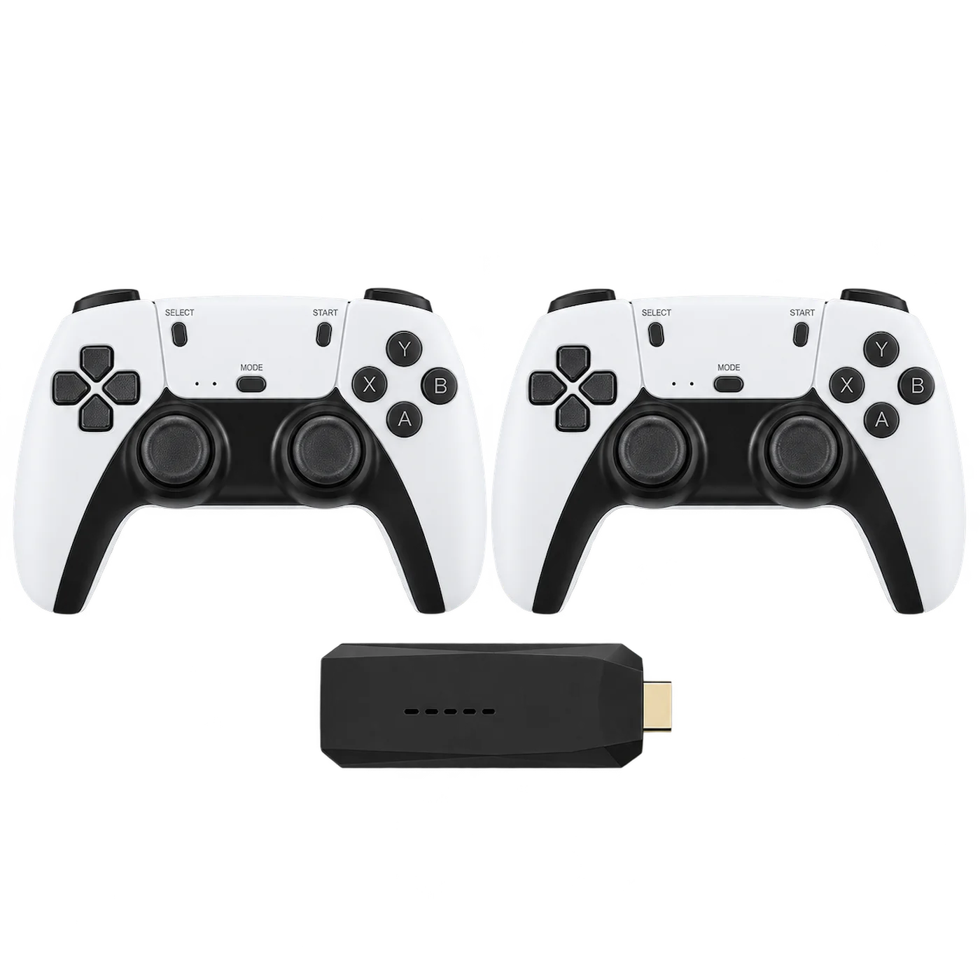 4K Ultra HD Retro Game Stick Console with 2 Wireless Controllers