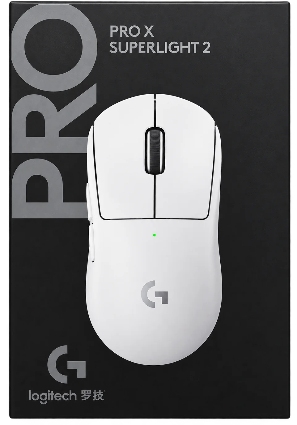 Logitech G PRO X SUPERLIGHT 2 Wireless Gaming Mouse – White