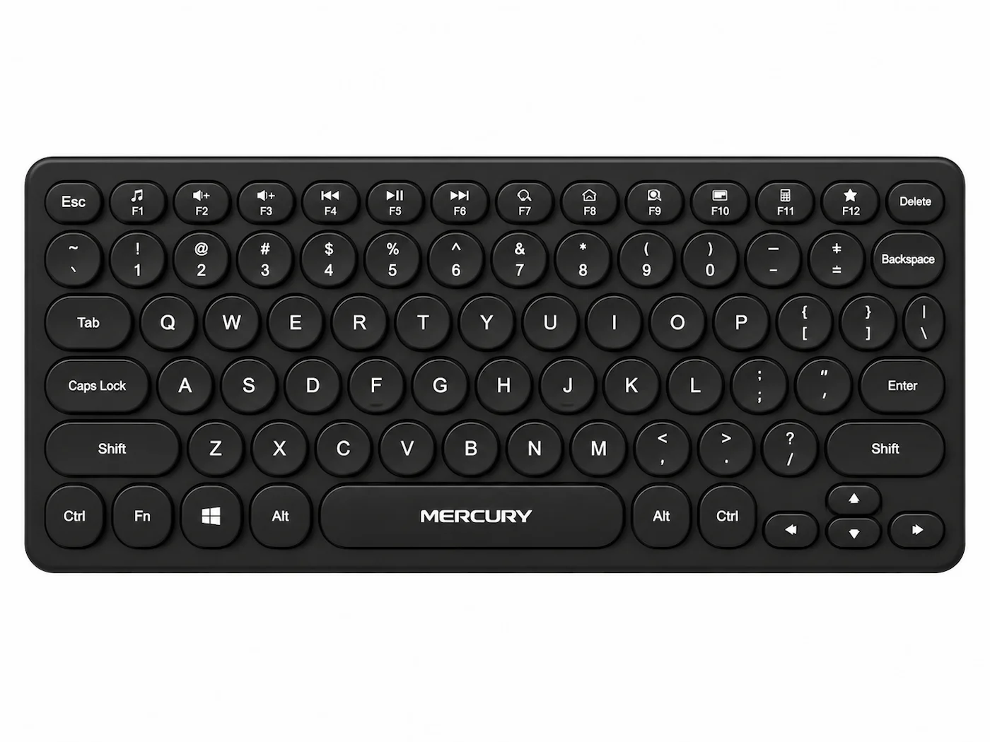 Mikuso Mercury KB-003U Mini Portable Business Keyboard – Black