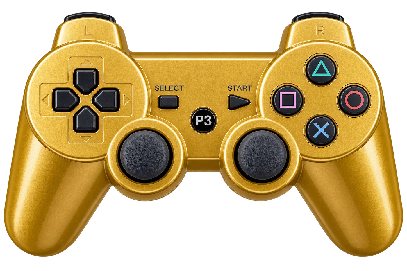 DoubleShock P III PS3-Compatible Wireless Controller – Gold