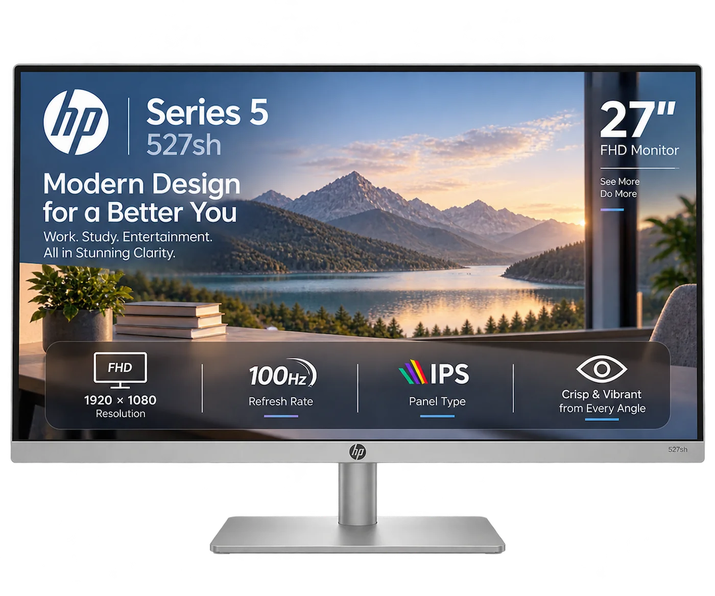 HP Series 5 527sh 27" FHD Monitor