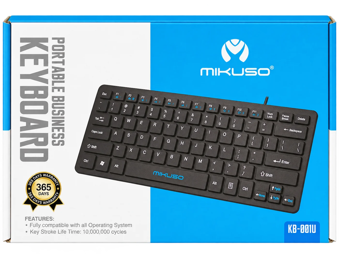 Mikuso KB-001U Mini Portable Business Keyboard