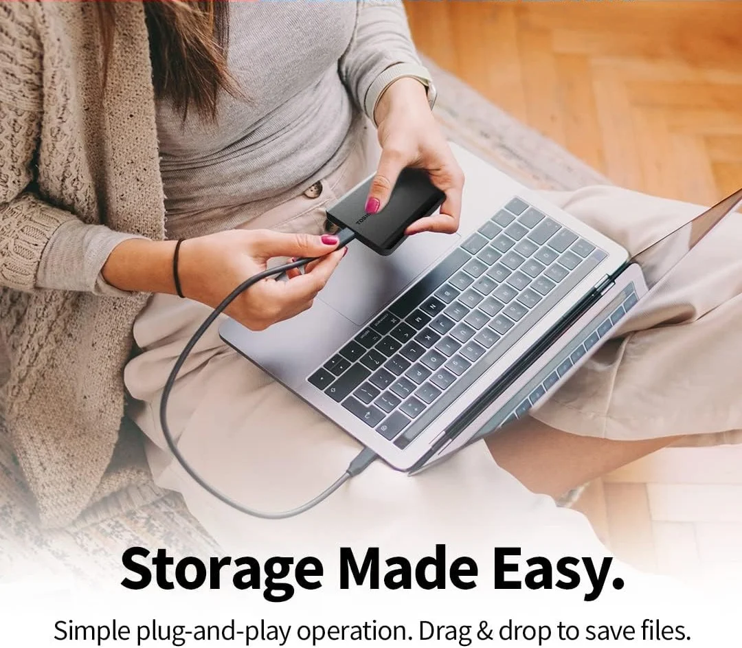 Toshiba Canvio Basics 1TB Portable External HDD image 5