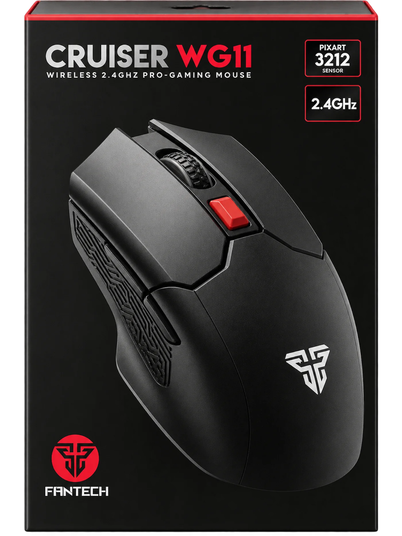 Fantech Cruiser WG11 Wireless Gaming Mouse – Black