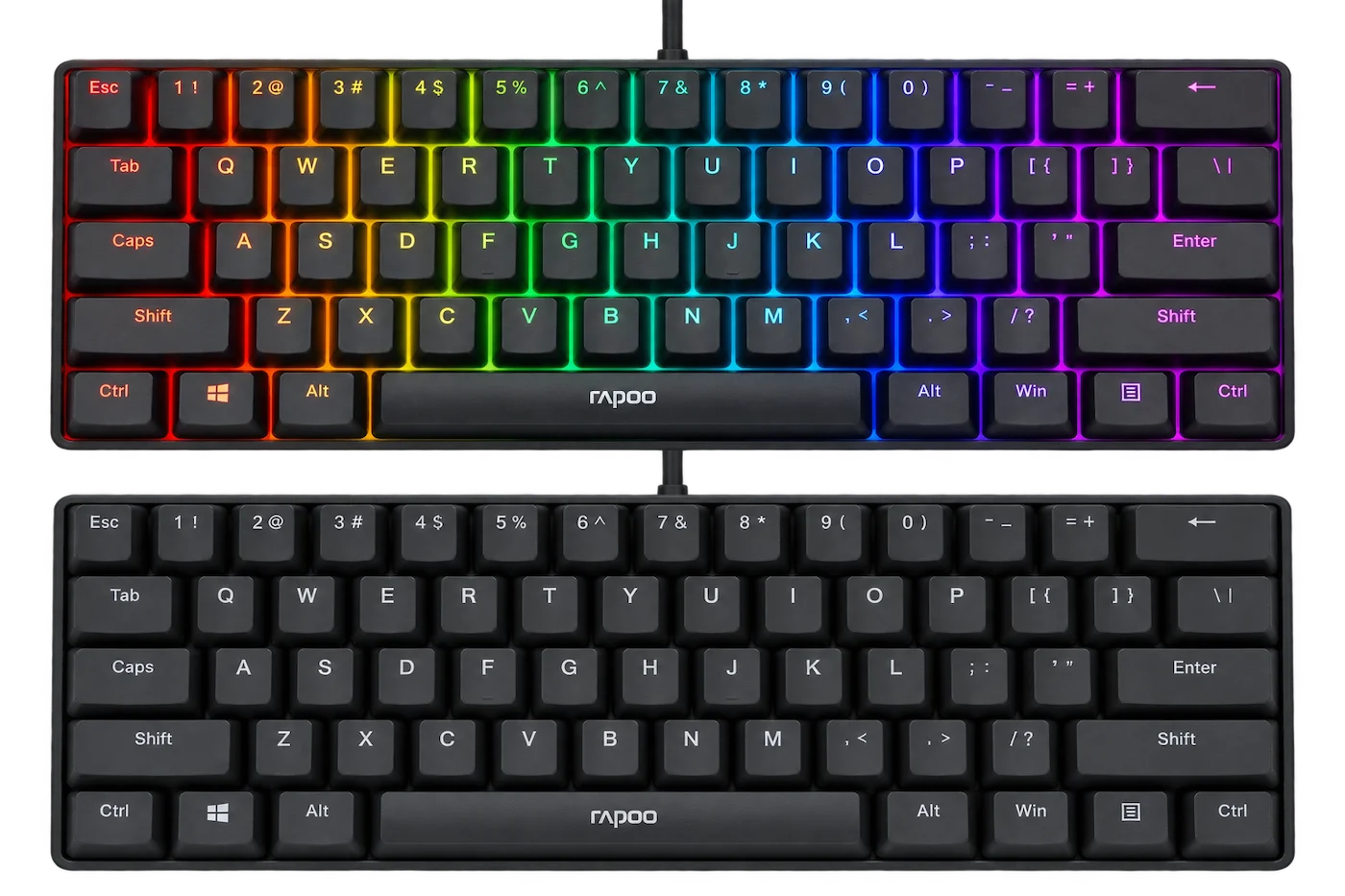 Rapoo V860-61 Mechanical Gaming Keyboard – Black