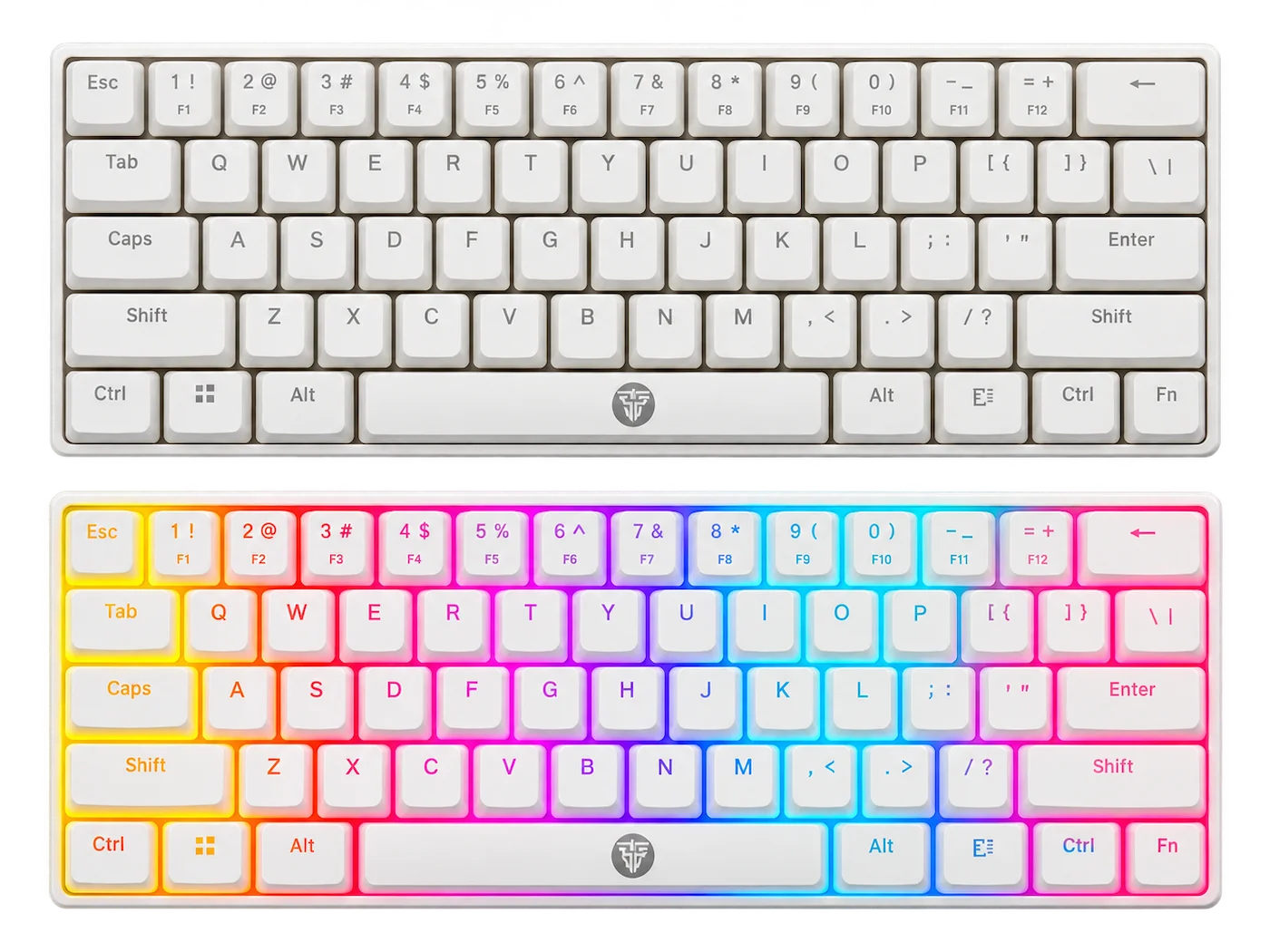 Fantech ATOM AIR61 MK311 Low-Profile Mechanical Gaming Keyboard – White
