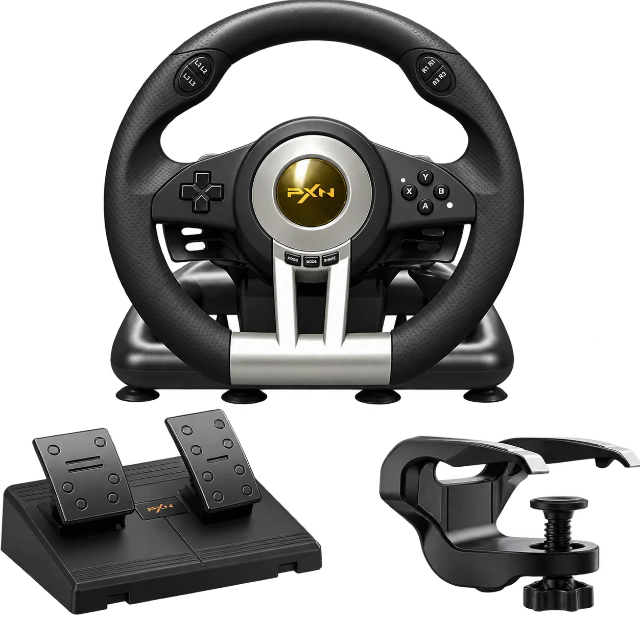 PXN V3 Pro 180° Gaming Racing Wheel