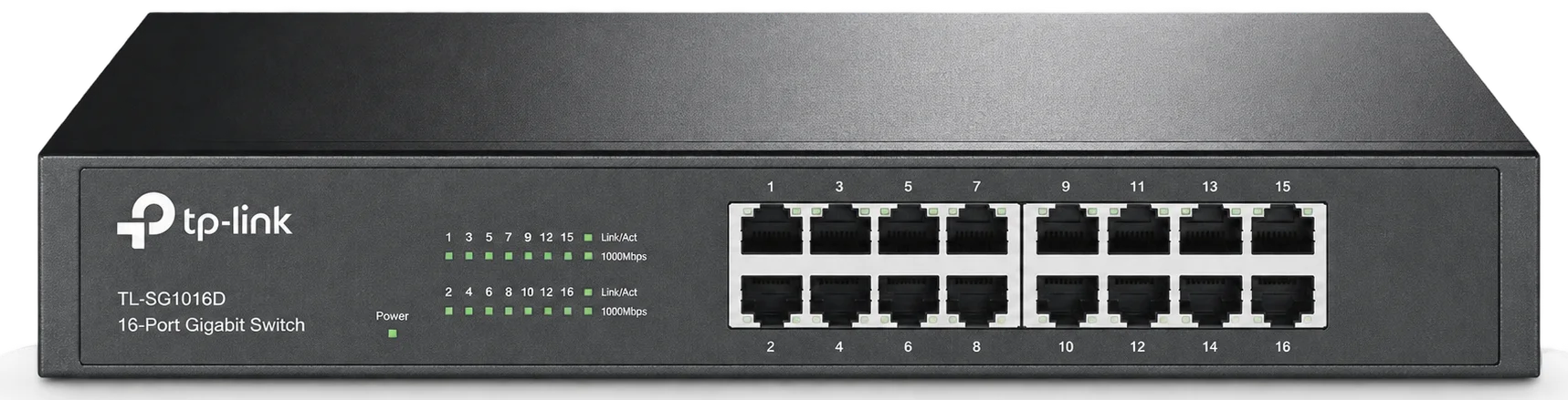 TP-Link TL-SG1016D 16-Port Gigabit Desktop/Rackmount Switch