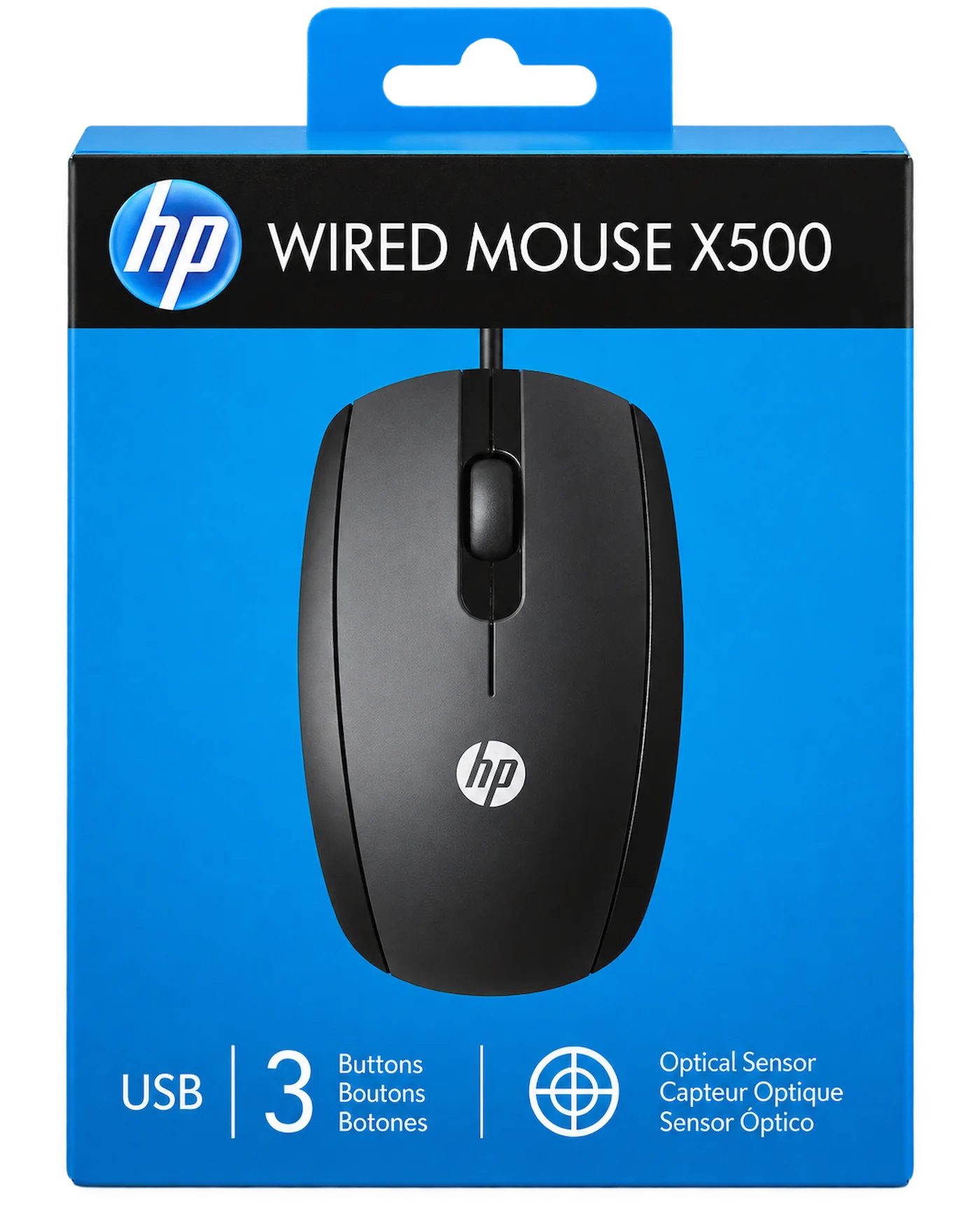 HP X500 Wired Mouse