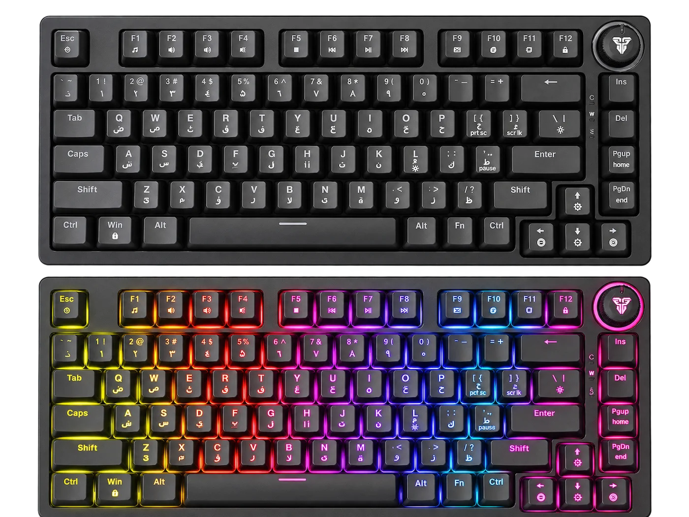 Fantech ATOM81 HERO MK875 V2 Mechanical Gaming Keyboard – Black