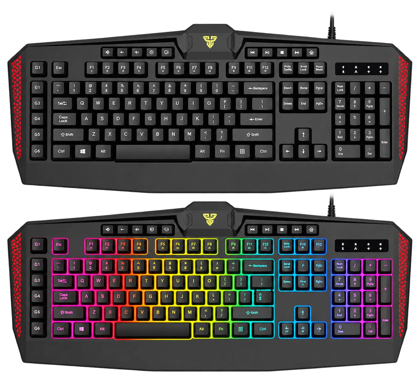 Fantech BOOSTER K513 RGB Gaming Keyboard – Black