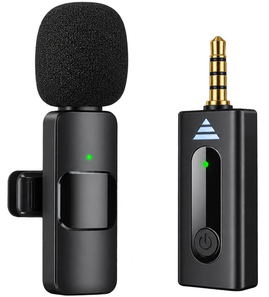 HEARTZ K35 Wireless Lavalier Microphone – 3.5mm