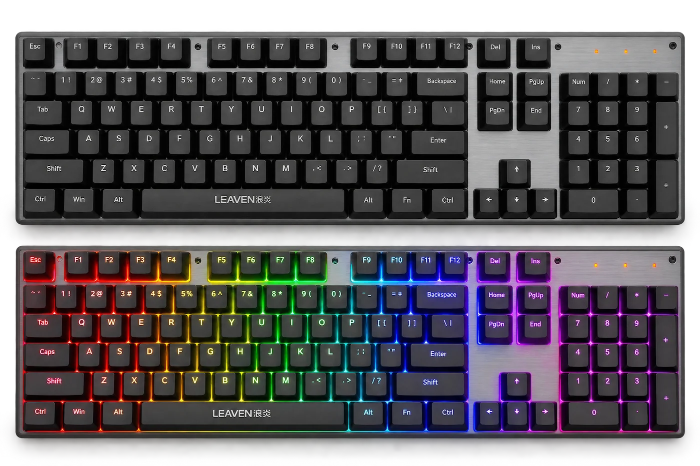 Leaven K660 Mechanical Gaming Keyboard – Black