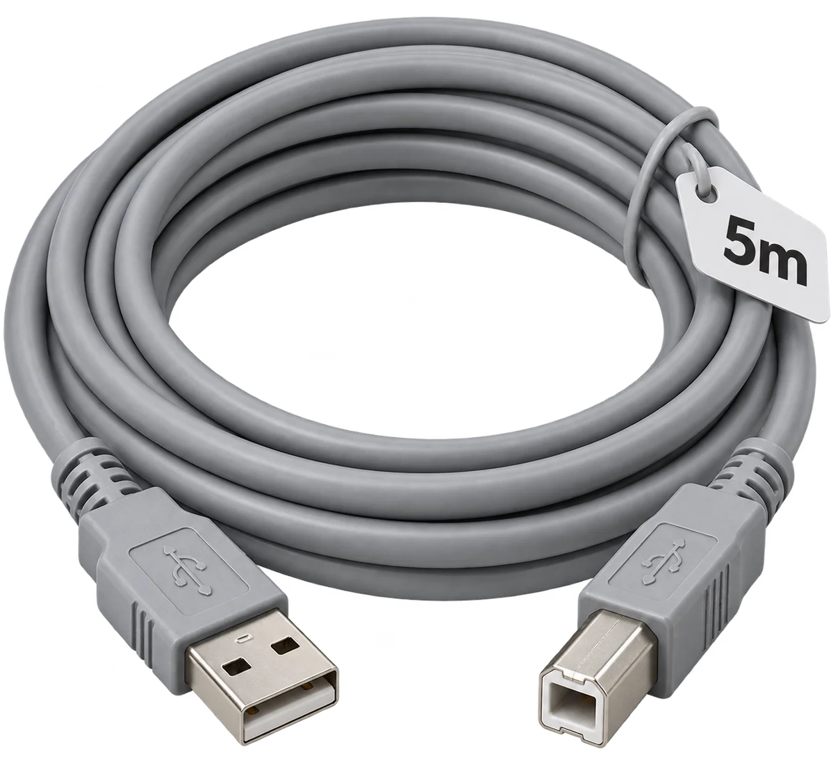 Generic USB-A to USB-B Printer Cable 5m