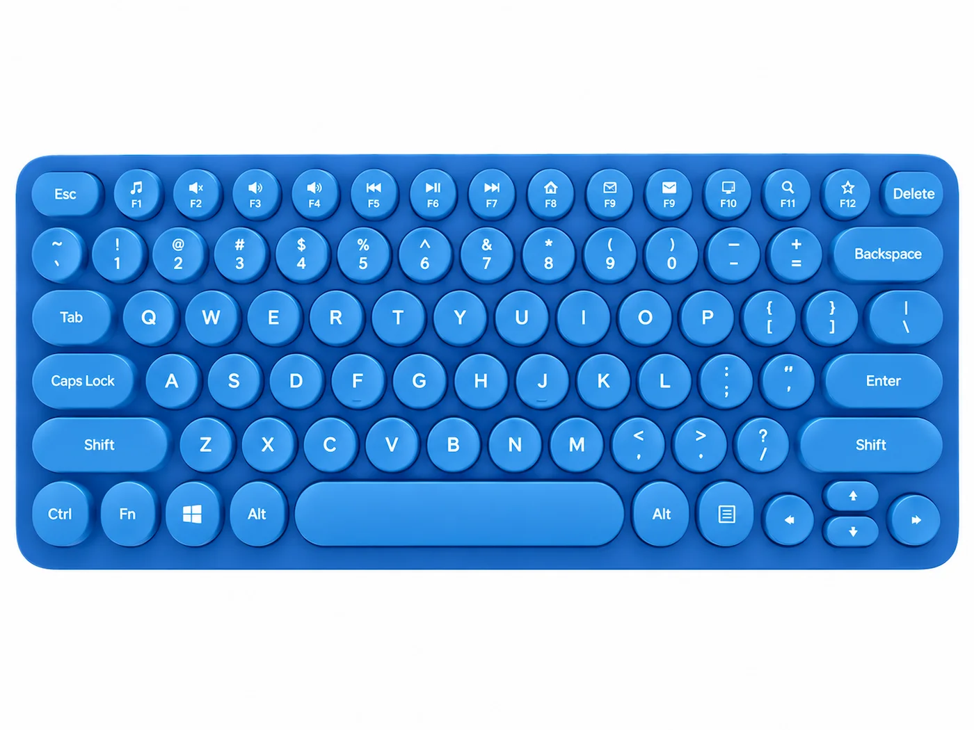 Mikuso Mercury KB-003U Mini Portable Business Keyboard – Blue