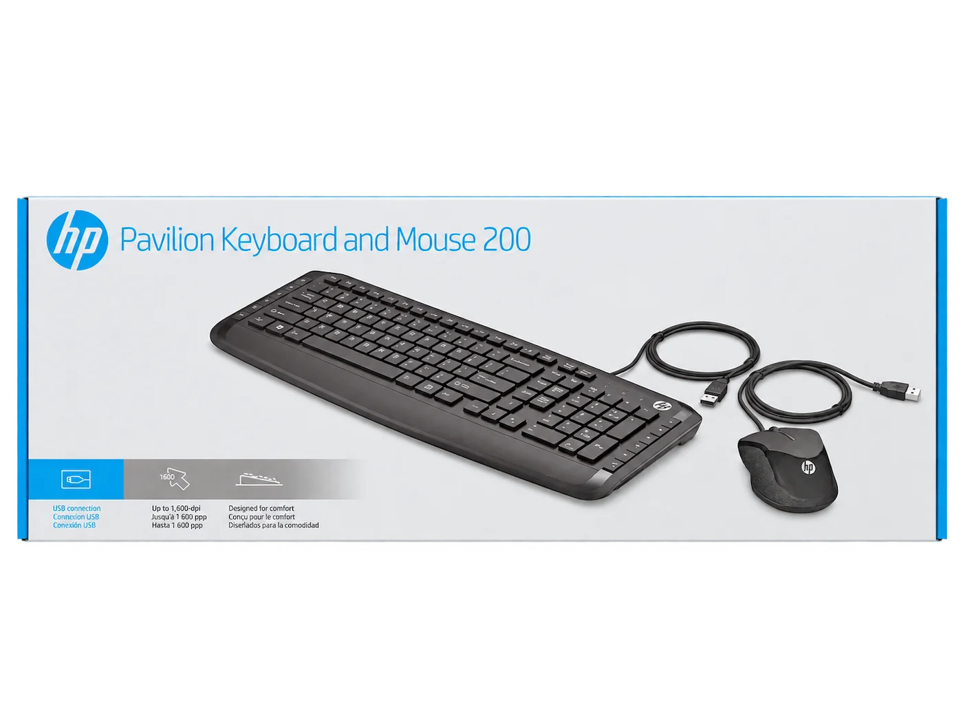 HP Pavilion Wired Keyboard & Mouse 200