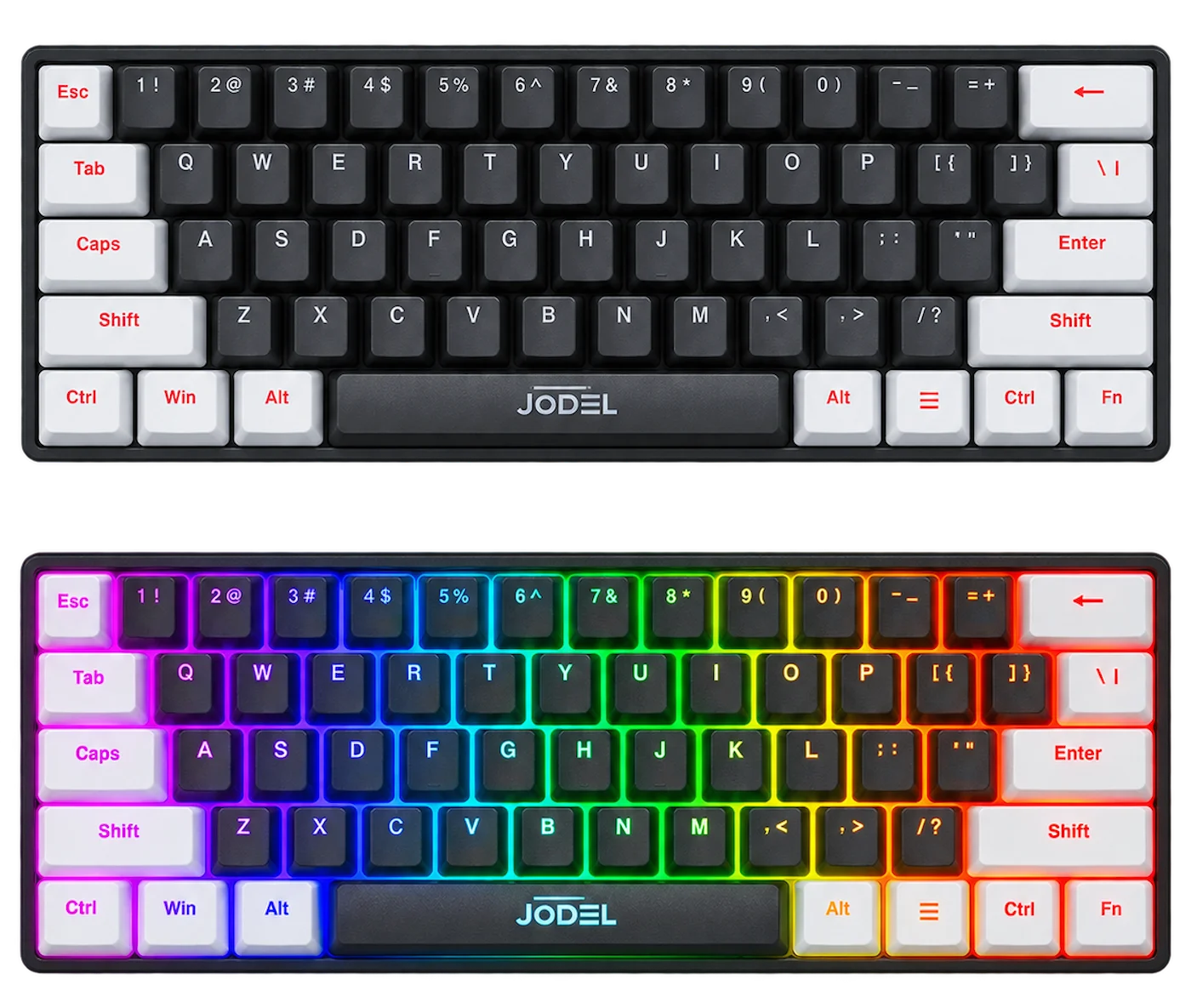 JeDEL KL-82 Mechanical Gaming Keyboard – White