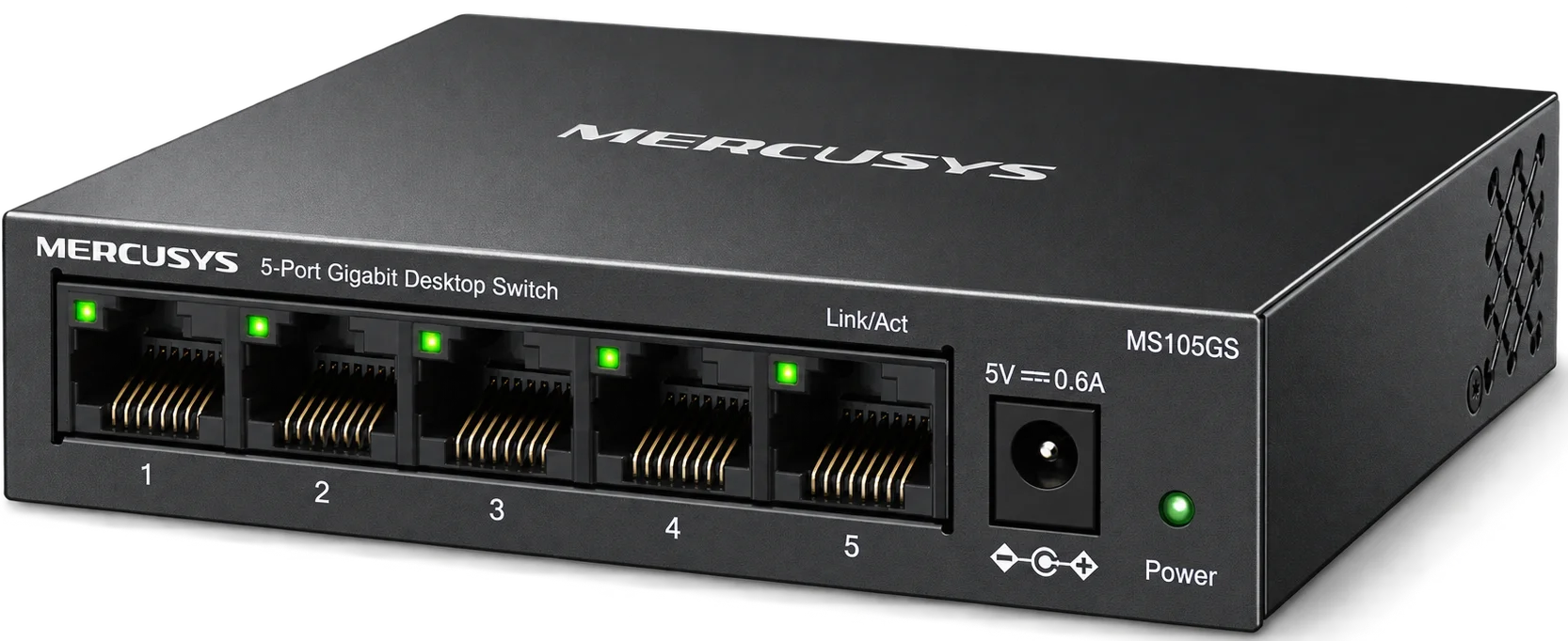 Mercusys MS105GS 5-Port Gigabit Desktop Switch