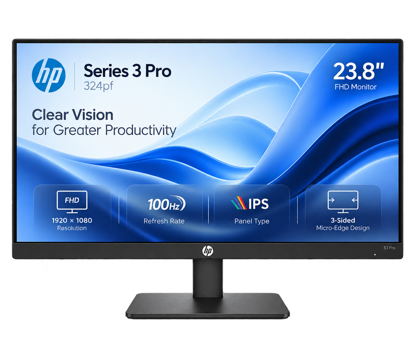 HP Series 3 Pro 324pf 23.8" FHD Monitor